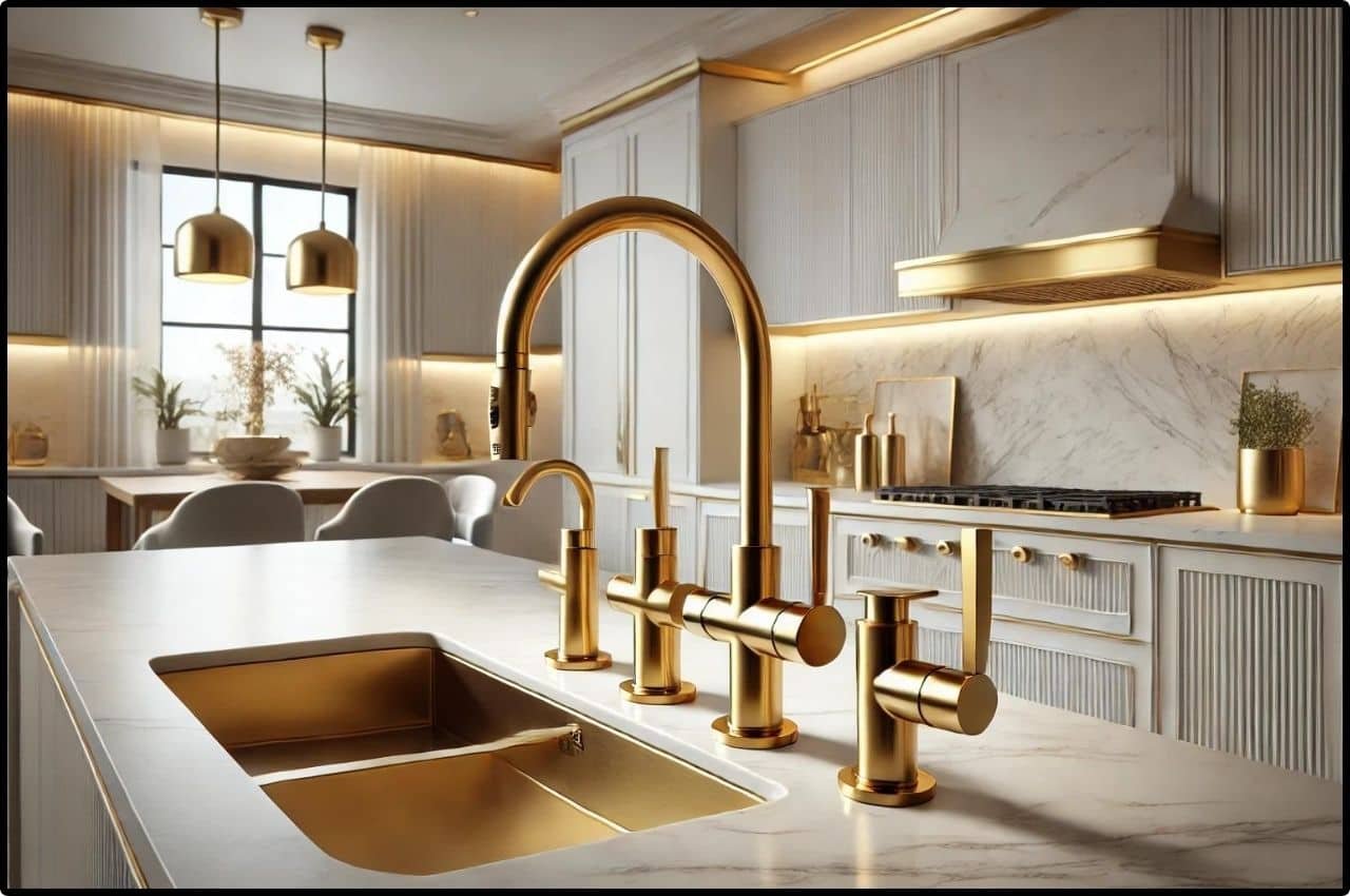 Gold Kitchen Faucets